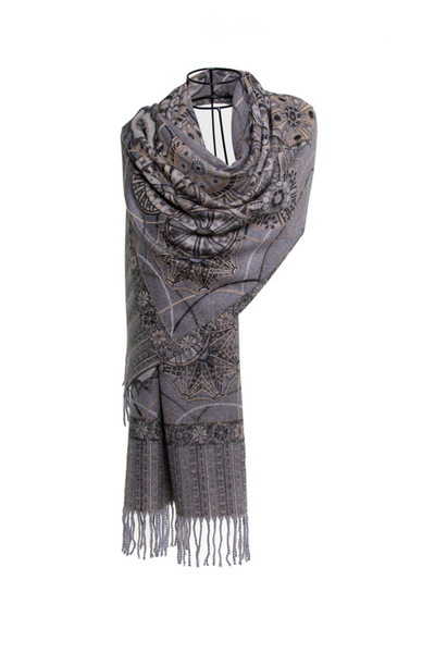 MAWLANA CASHMERE & SILK ŞAL JACQUARD MODAL CASHMERE (JAMWAR)