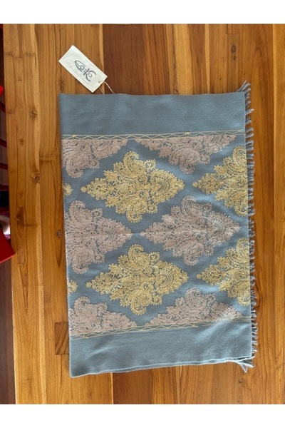 Chinko KAŞMİR , YUMUŞAK ŞARDONLU FULL NAKIŞLI , DİAGONAL ŞAL