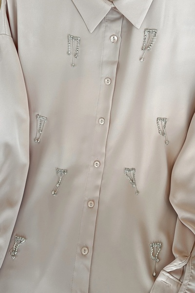 Gizce Roli Dried Rose Tunic