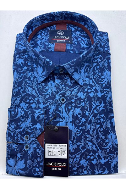 Jack Polo Pamuk Likra Slim Fit Erkek Gömlek