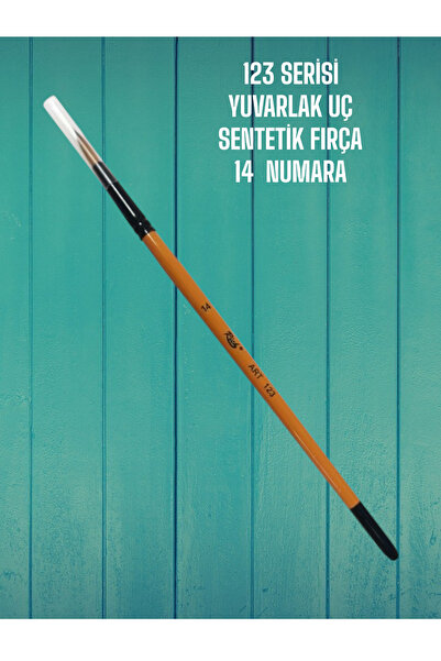 SEYFİKİRTASİYE 14 Numara 123 Serisi Yuvarlak Uç Fırça Sentetik Kıl