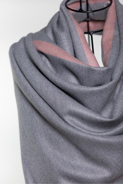 MAWLANA CASHMERE & SILK MODAL CASHMERE DOUBLE SIDED SHALL