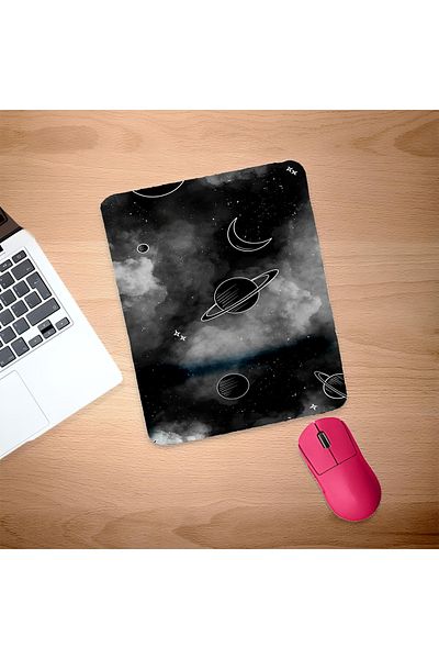UcuruStore لوحة ماوس مستطيلة من Cloud and Planets مع دعم للمعصم