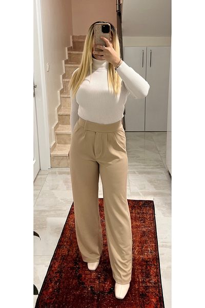 ElitWear Women's Velcro Closure Palazzo Pants