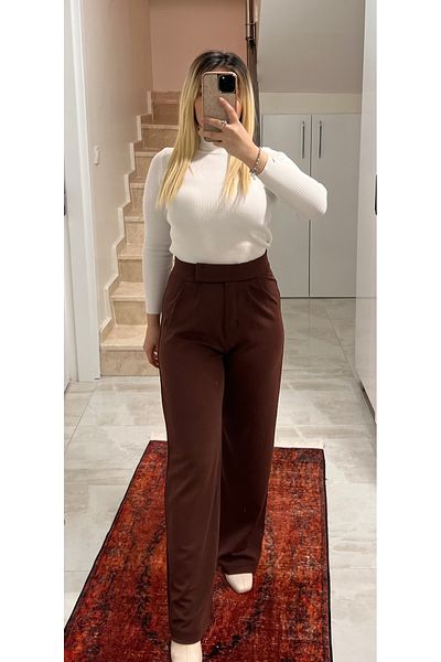ElitWear Women's Velcro Closure Palazzo Pants