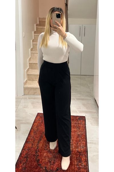 ElitWear Women's Velcro Closure Palazzo Pants