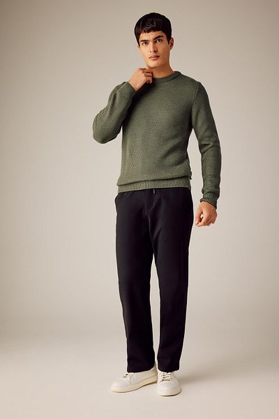 DeFacto Standard Fit Regular Cut Crew Neck Knitwear Sweater X5157Az23Wn