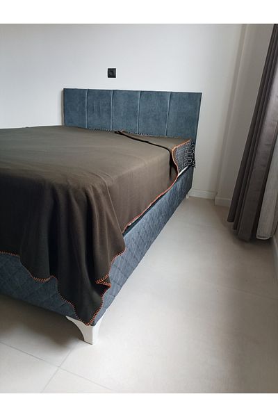 arslan deco Fleece Blanket, Khaki Blanket, Thick Fleece Bedspread, Pike