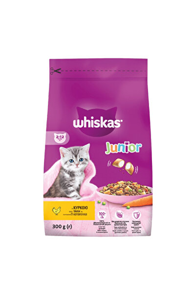 Whiskas Tavuklu Kuru Yavru Kedi Maması 300 Gr