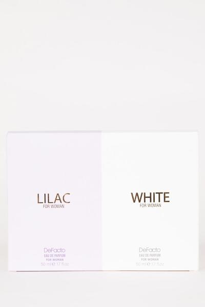 DeFacto Lilac & White 2'li Set Kadın Parfüm 50 ml C1786axns