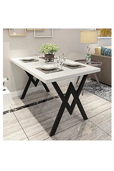 ÇAKIR KARDEŞLER W Metal Ayak Mutfak Yemek Masası