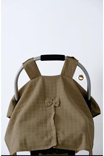 runbaby غطاء عربة الأطفال من قماش الموسلين Run Baby (التربة) 75x100 سم