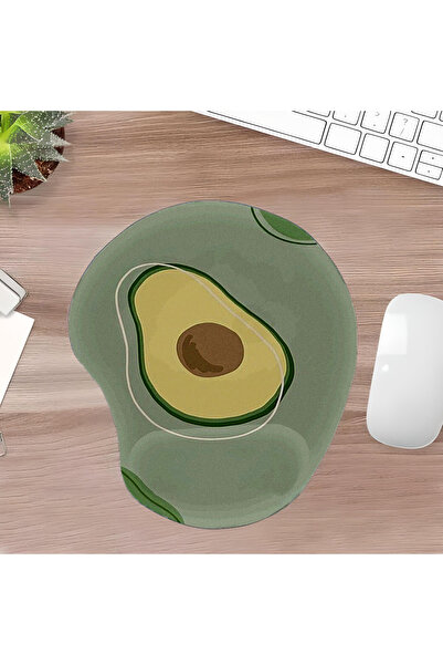 UcuruStore Οβάλ επιφάνεια ποντικιού με στήριξη καρπού από αβοκάντο