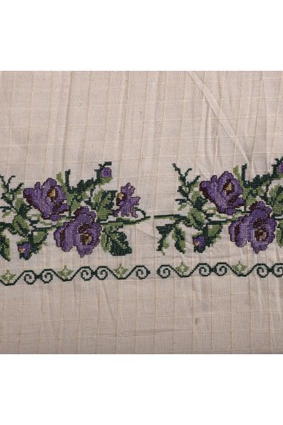 KAMİZ Καρφίτσα Monika Fabric-Curtain-Fon-Automatic Curtain Fabric-Runner 100x210 cm Μωβ