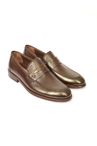 Pierre Cardin Καφέ ανδρικά παπούτσια από γνήσιο δέρμα PC 103177