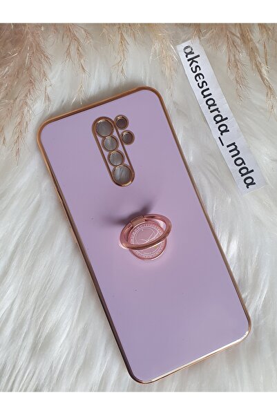 Aksesuarda Moda حافظة XIAOMI REDMI 9 متوافقة مع القطع بالليزر مع حامل حلقي وت...