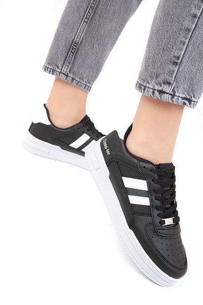 SOHO Black-White Unisex Sneaker 17105