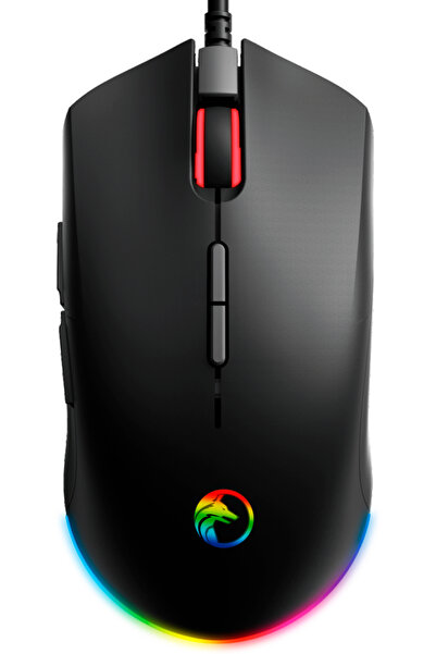 GAMETECH Poseidon Pmw 3325 Sensor Rgb 10.000 Dpı Gaming Oyuncu Mouse Örgü Kablo