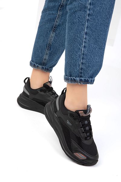 SOHO Black-Black Women's Sneakers 18867