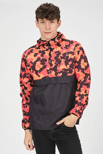 ixir Αδιάβροχο Ixir Kangaroo Pocket Red Black Camouflage