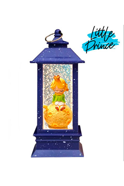 Royal Consept Küçük Prens Işıklı Kule Kar Küresi & Mini Ayıcık Arkadaşa Hediye Seti