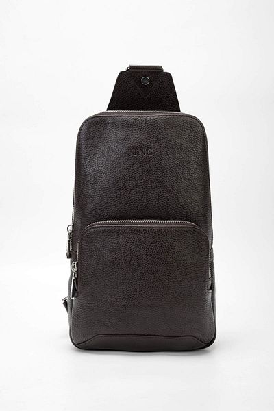 Tamer Tanca Men's Genuine Leather Brown Body Bag