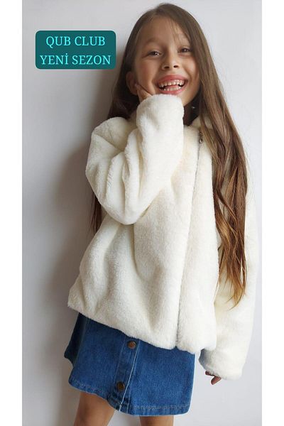 QUB CLUB Girl's Plush Jacket Coat