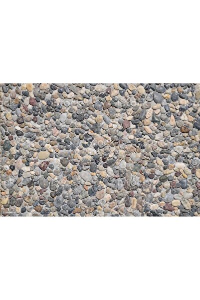 baytoptan Çakıl Taşı Desenli Yapışkanlı Kaplama Kağıdı  Büyük Boy 5 Metre