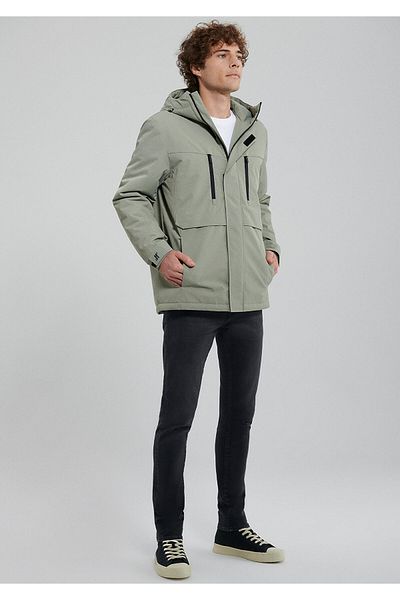 Mavi Hooded Green Jacket Loose Fit / Loose Relaxed Fit0110347-71484