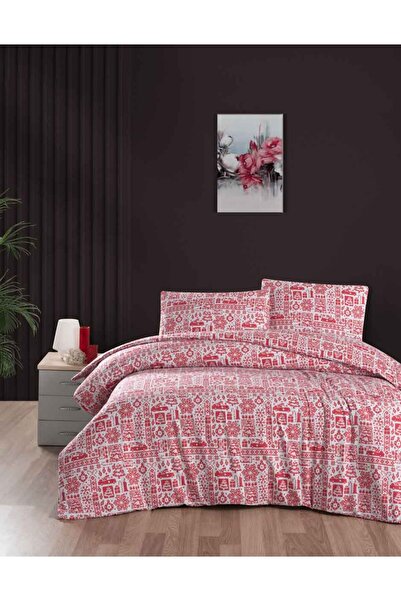 Menderes Home Cotton Collection Flanel R Çift Kişilik Nevresim Takımı Noel