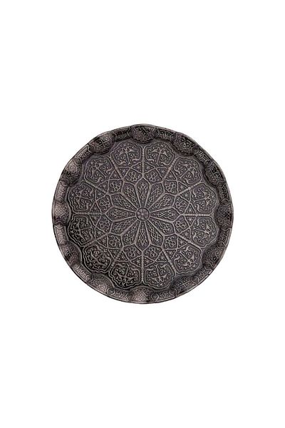 bedirgift PATTERNED ROUND METAL TABLE