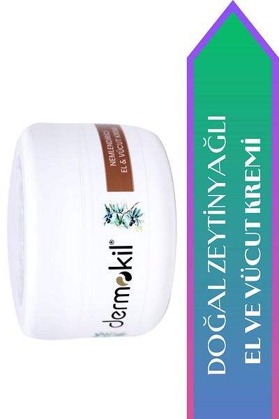 Dermokil 300 ml Olive Oil Body and Hand Cream with Natural Ingredients