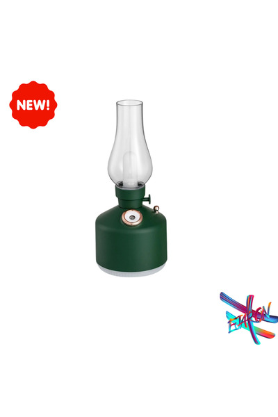 HEJARON WereWolf  Vintage Şarjlı Gece Lambası & Hava Nemlendirici Buhar Makin...