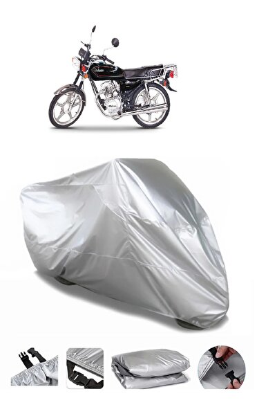 AUTOLION مشمع دراجة نارية رمادي متوافق مع Falcon Sport 100 عالي الجودة