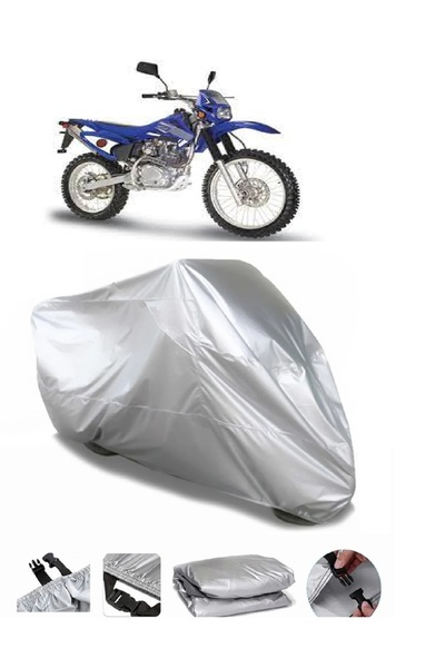 AUTOLION Kanuni Cross 250 Compatible Gray Motorcycle Tarpaulin Premium Quality