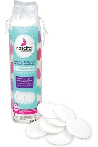 Yüz Temizleyici Naascita Professional 70pcs Facial Cleansing Pad