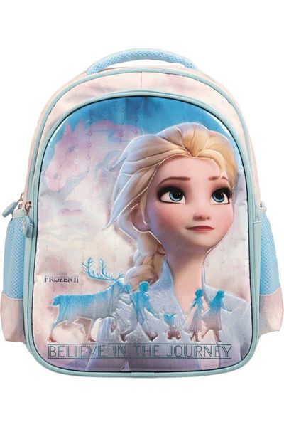 Frozen 2 Primary School Bag Loft Pink Journey and Double Eyed Pencil Case