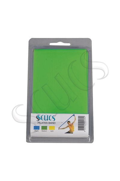 SCUCS Single Pilates Band Medium Hard Green 6-Pack