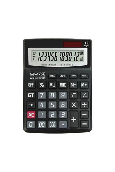 Dağtaş Kırtasiye Ticon CC-6012 Hesap Makinesi 14 Haneli Check&Correct