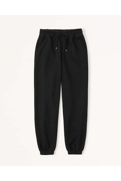 FUNSTYLE Μαύρο Unisex Loose Cut φαρδύ αθλητικό πάτο