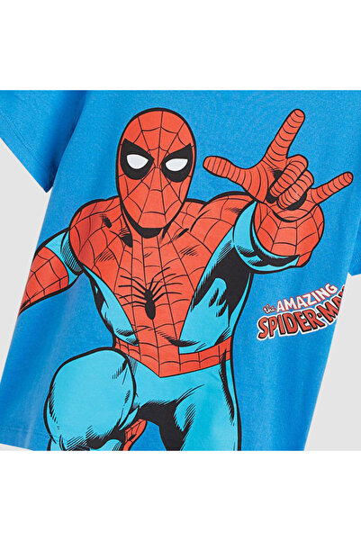 weywot Y2k Spiderman Blue The Amazing Spiderman Crop Top BRAVECROP-ASD6SD87F9SDF