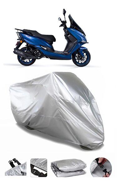 Breen Arora Safari Pro Uyumlu GRİ SU GEÇİRMEZ MOTOSİKLET BRANDASI PREMİUM