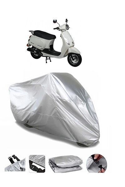 Breen RMG Moto Gusto Rapid 50 متوافق مع علامة تجارية رمادية مقاومة للماء للدر...