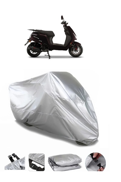 Breen ماركة Falcon Techno 50 EFI رمادية مقاومة للماء للدراجة النارية متوافقة ...