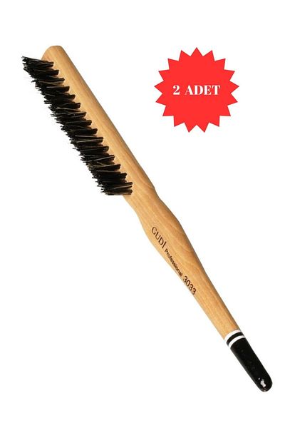 Gudi Professional Women's Bun Brush Wooden for Baby Hair