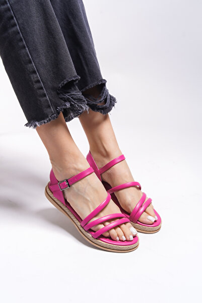 Riccon Women's Sandals0012101 Fuchsia Skin