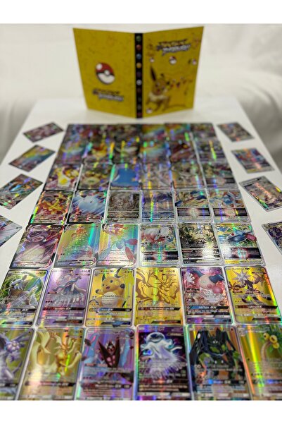 Abetto Market Pokemon Gx, Vmax Ve Vstar Yeni Seri Özel Parlak Kart  100 Adet ...
