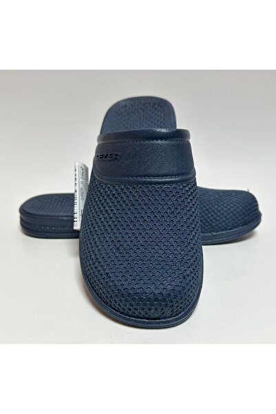 GEZER Lacivert Gezer Marka Kaydırmaz Plastik Önü Kapalı Banyo,lavabo,balkon,teras,bahçe Terliği