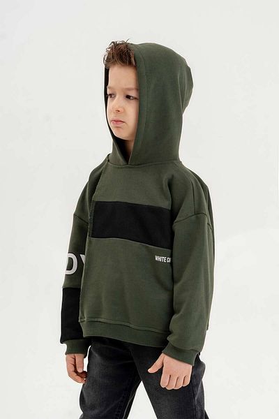 Gold Class Kidswear Hooded Rib 100% Cotton Three Thread Boy's Sweatshirt