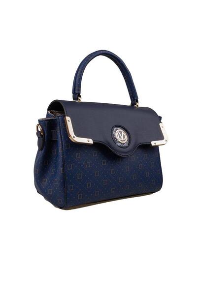 Levidor Lacivert Monogram Kadın El Çantası